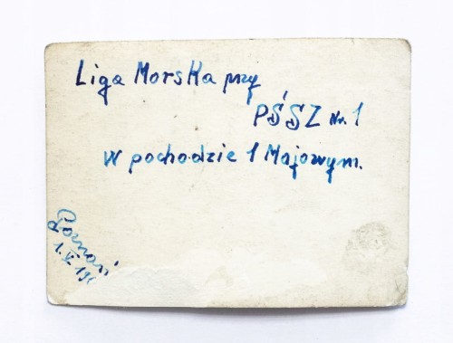 STARA FOTOGRAFIA - LIGA MORSKA, POCHÓD 1 MAJOWY, POZNAŃ l. 50/60