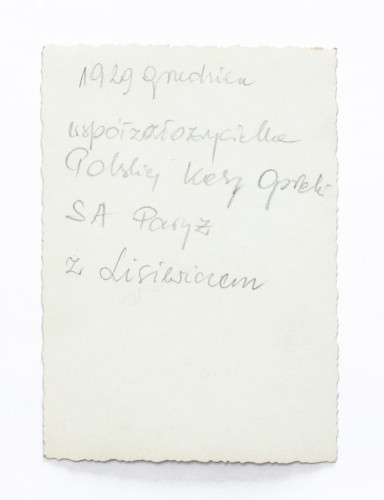 STARA FOTOGRAFIA - WSPÓŁZAŁOŻYCIELKA BANKU PKO, PARYŻ 1929