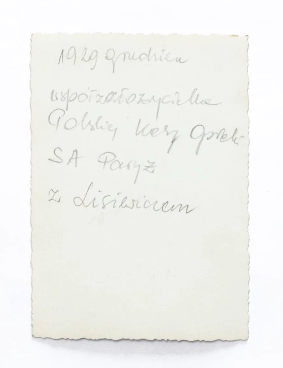 STARA FOTOGRAFIA - WSPÓŁZAŁOŻYCIELKA BANKU PKO, PARYŻ 1929