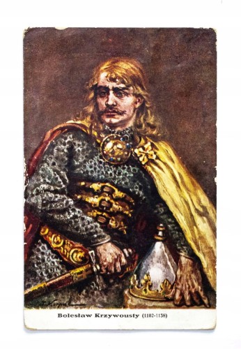 STARA POCZTÓWKA - BOLESŁAW KRZYWOUSTY (T. KORPAL) II RP