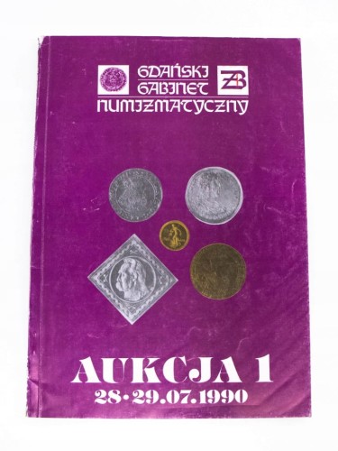 Katalog aukcyjny Gdański Gabinet Numizmatyczny, Aukcja 1, 28-29.07.1990