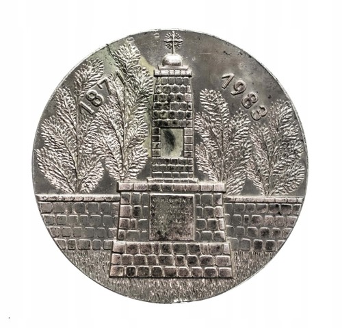 Polska, medal Towarzystwo Przyjaźni Polsko-Francuskiej, Poznań 1983, srebro