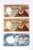 Portugalia, zestaw 3 banknotów 1979-1982