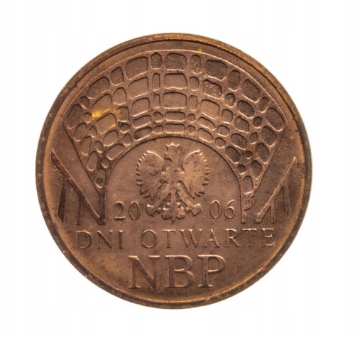 Żeton okolicznościowy Dni Otwarte NBP 2006, denar Bolesława I Chrobrego