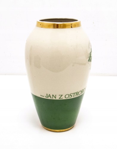 STARY PORCELANOWY WAZON CHODZIEŻ - JAN Z OSTROROGA, OSTRORÓG