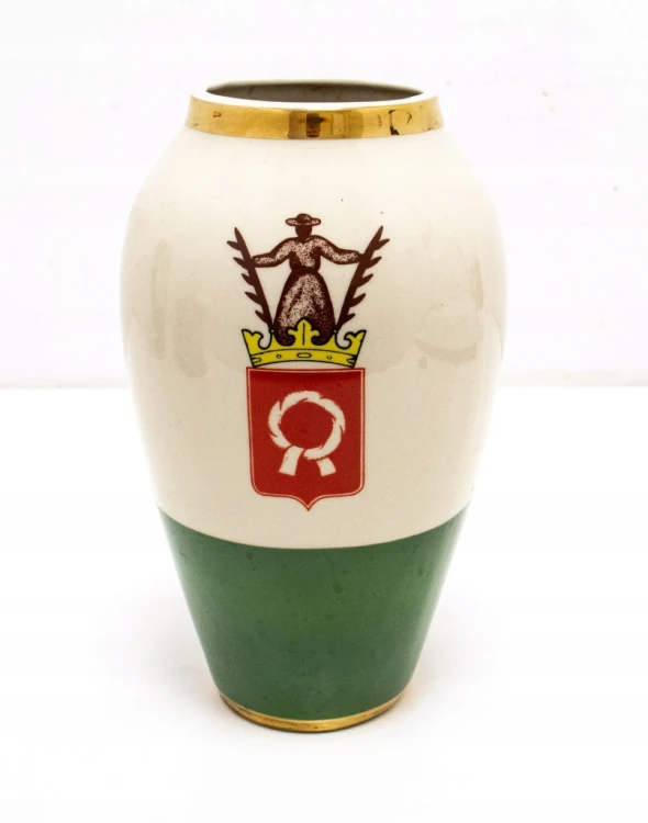 STARY PORCELANOWY WAZON CHODZIEŻ - JAN Z OSTROROGA, OSTRORÓG