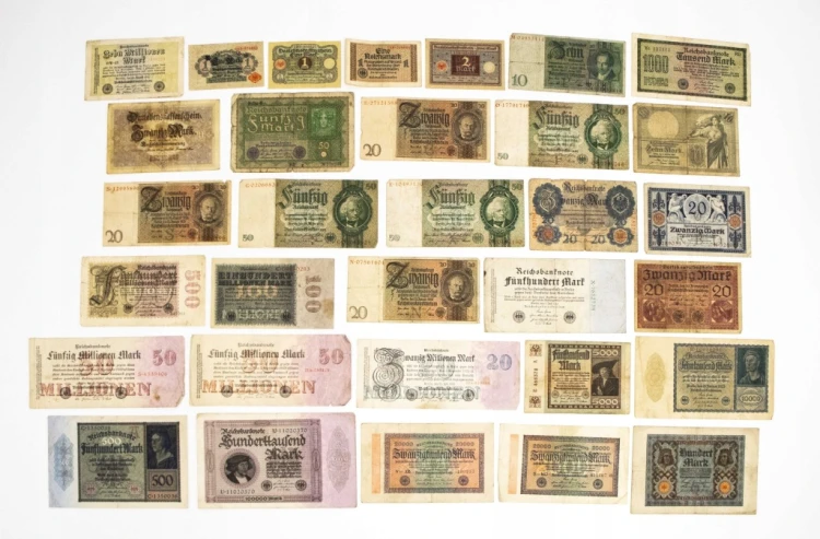 NIEMCY - ZESTAW BANKNOTÓW 1906-1933 (NR 10)