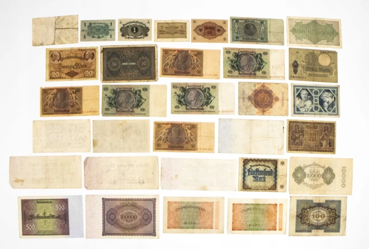 NIEMCY - ZESTAW BANKNOTÓW 1906-1933 (NR 10)