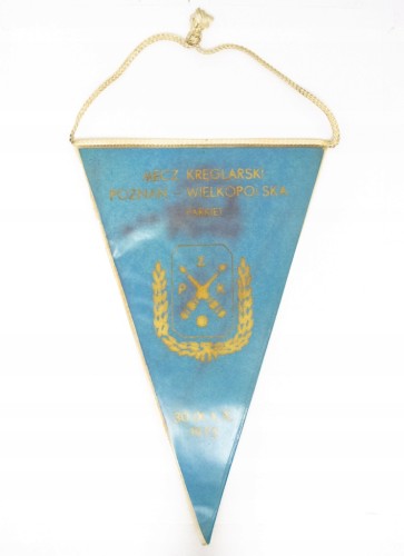 STARY PROPORCZYK MECZ KRĘGLARSKI POZNAŃ - WIELKOPOLSKA 1972
