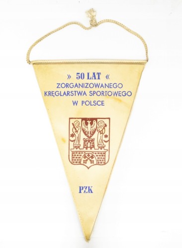 STARY PROPORCZYK MECZ KRĘGLARSKI POZNAŃ - WIELKOPOLSKA 1972