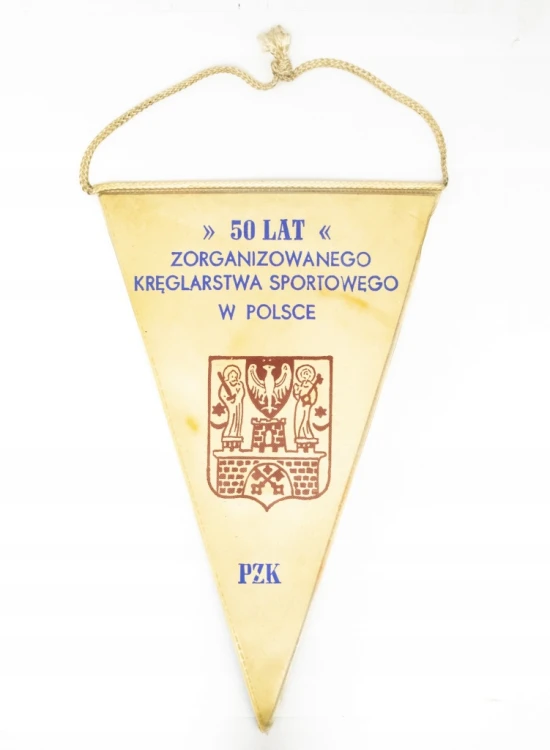 STARY PROPORCZYK MECZ KRĘGLARSKI POZNAŃ - WIELKOPOLSKA 1972