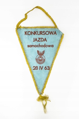 STARY PROPORCZYK AUTOMOBILKLUB WIELKOPOLSKI, KONKURSOWA JAZDA 1963
