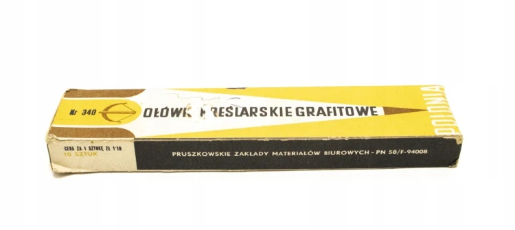ZESTAW OŁÓWKÓW POLONIA, PRUSZKOWSKIE ZAKŁADY MATERIAŁÓW BIUROWYCH PRL