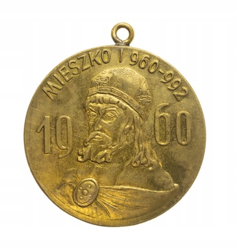 MEDAL MIESZKO I, XII WIEKÓW MIASTA GNIEZNO 1960
