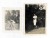 ZESTAW STARYCH FOTOGRAFII - MŁODA KOBIETA, PUSZCZYKOWO 1938/1939