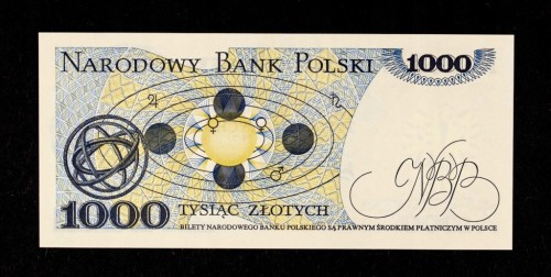 Polska, PRL, 1000 złotych 02.07.1975, Mikołaj Kopernik, seria AP