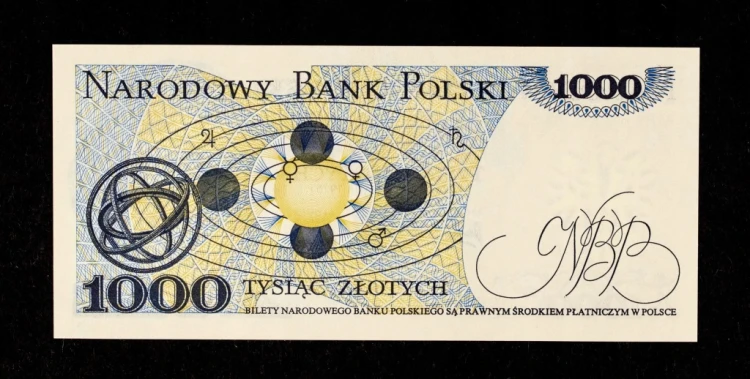 Polska, PRL, 1000 złotych 02.07.1975, Mikołaj Kopernik, seria AP