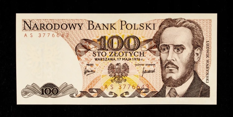 Polska, PRL, 100 złotych 17.05.1976, Ludwik Waryński, seria AS