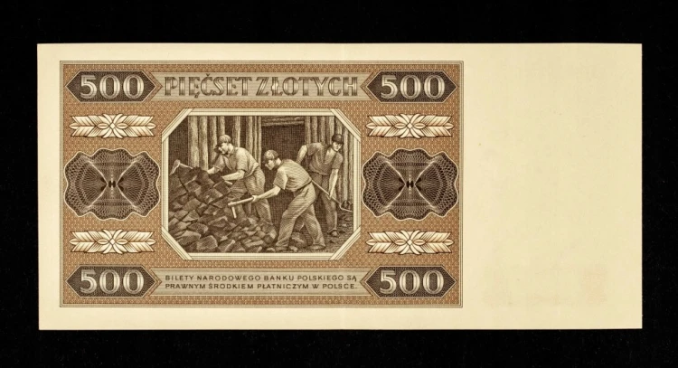 Polska, PRL, 500 złotych 01.07.1948, seria BR