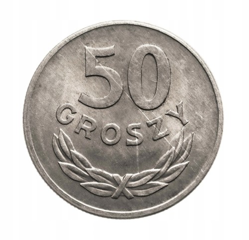 Polska, PRL, 50 groszy 1965 rok