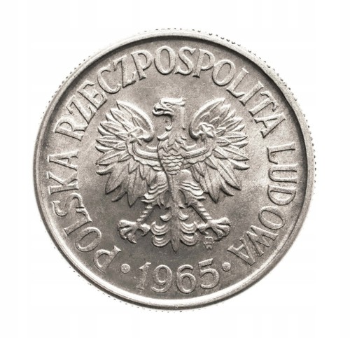 Polska, PRL, 50 groszy 1965 rok