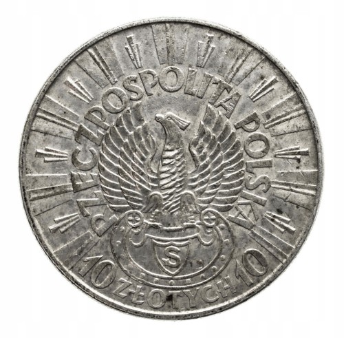 Polska, II Rzeczpospolita, 10 złotych 1934, Piłsudski, Strzelecki, Warszawa