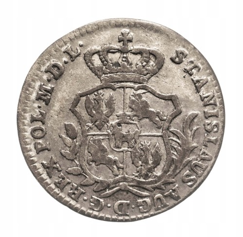 Stanisław August Poniatowski, półzłotek (2 grosze) 1766 F.S., Warszawa
