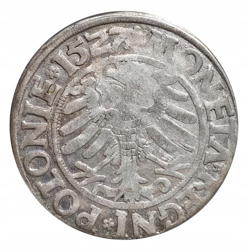 Polska, Zygmunt I Stary, grosz 1527, Kraków