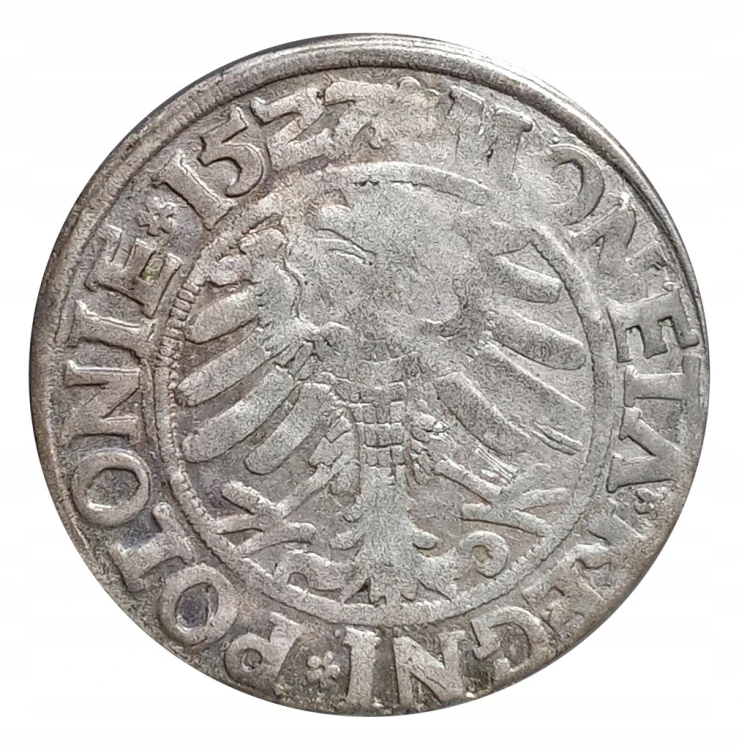 Polska, Zygmunt I Stary, grosz 1527, Kraków