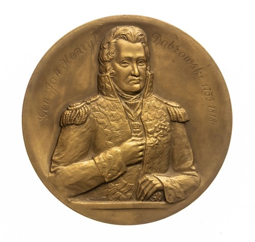 MEDAL GEN. JAN HENRYK DĄBROWSKI, 75 LAT LICEUM IM. DĄBROWSKIEGO, KUTNO