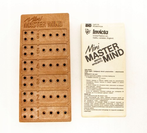 STARA GRA MINI MASTER MIND 1972