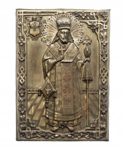 STARA IKONA, ŚWIĘTY TEODOZJUSZ CZERNIHOWSKI, ROSJA XX WIEK