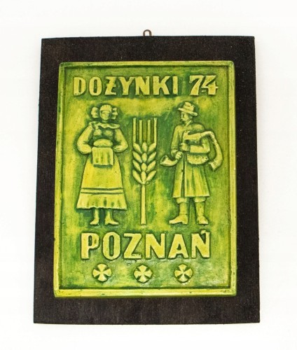 PLAKIETA DOŻYNKI POZNAŃ 1974