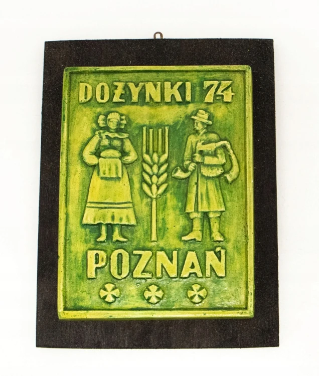PLAKIETA DOŻYNKI POZNAŃ 1974