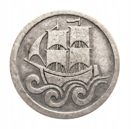 Wolne Miasto Gdańsk, 1/2 guldena 1923 Koga, Ultrecht