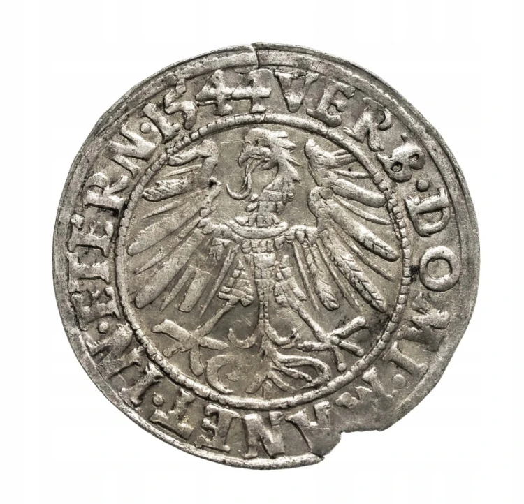 Śląsk, Fryderyk II, Grosz 1544, Legnica