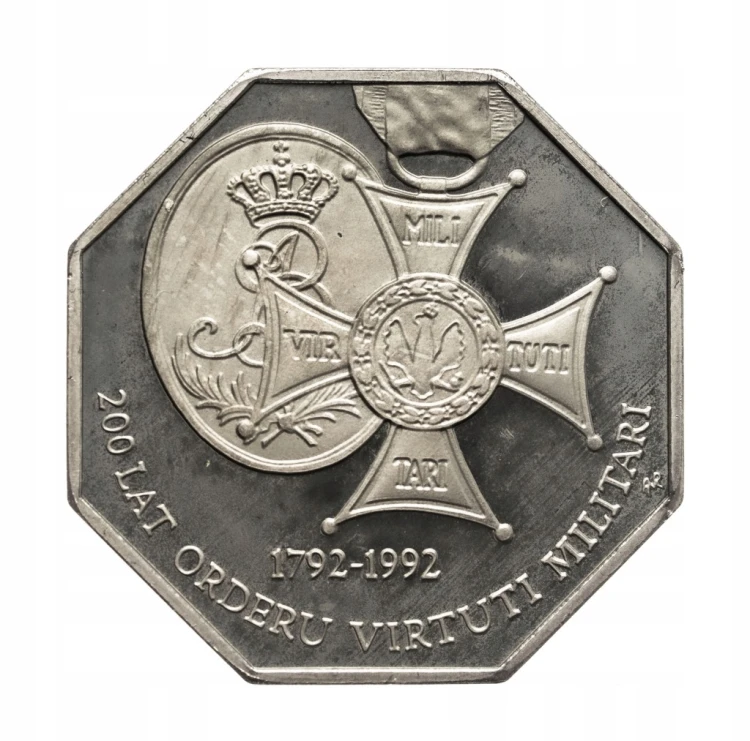 Polska, 50000 złotych 1992, 200 lat Orderu Virtuti Militari