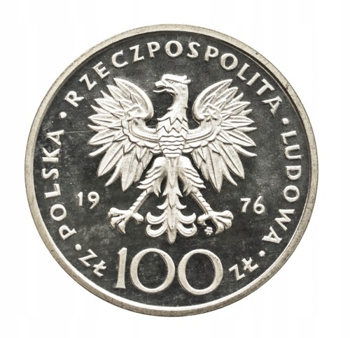 Polska, PRL, 100 złotych 1976, Kazimierz Pułaski