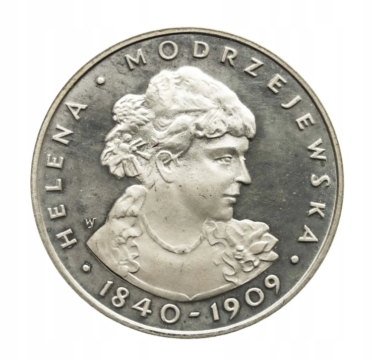 Polska, PRL, 100 złotych 1975, Helena Modrzejewska