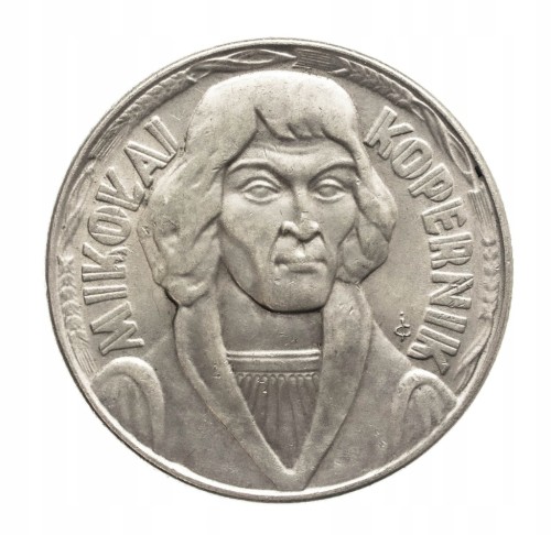 Polska, PRL, 10 złotych 1959, Kopernik