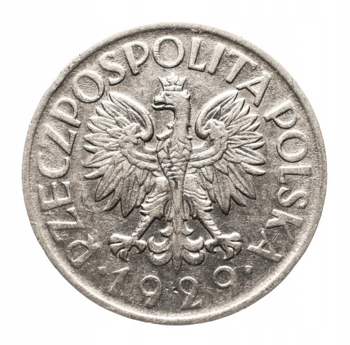 Polska, II Rzeczpospolita, 1 złoty 1929, Warszawa