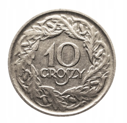 Polska, II Rzeczpospolita, 10 groszy 1923