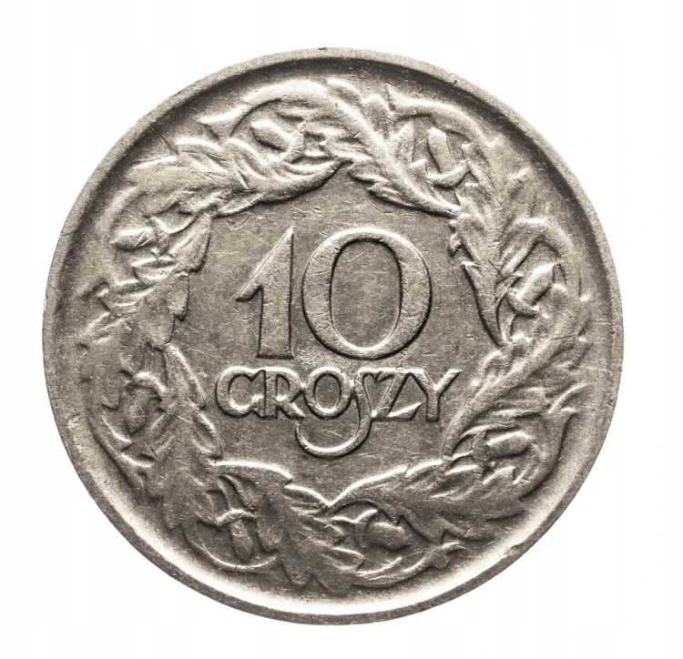Polska, II Rzeczpospolita, 10 groszy 1923
