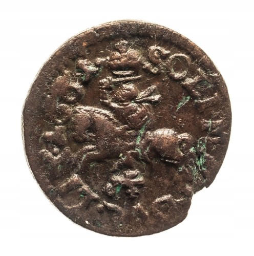 Polska, Jan II Kazimierz, szeląg miedziany (boratynka) 1661, Ujazdów