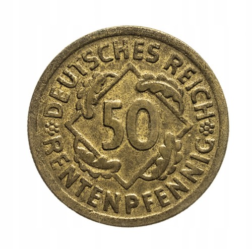 Niemcy, Republika Weimarska, 50 Rentenpfennig 1924 / A, Berlin