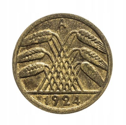 Niemcy, Republika Weimarska, 50 Rentenpfennig 1924 / A, Berlin