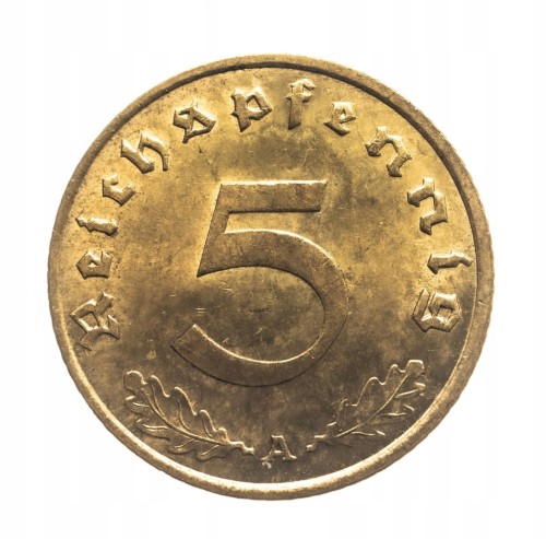 Niemcy, III Rzesza, 5 Reichspfennig 1937 A, Berlin