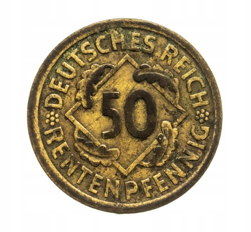 Niemcy, Republika Weimarska, 50 Rentenpfennig 1924 / A, Berlin