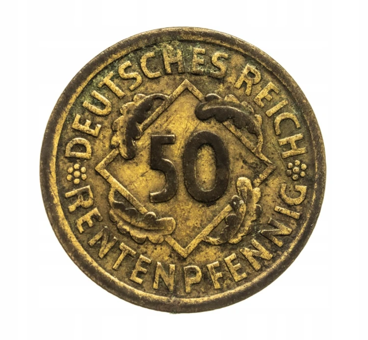Niemcy, Republika Weimarska, 50 Rentenpfennig 1924 / A, Berlin