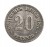 Niemcy, Cesarstwo Niemieckie, 20 fenigów 1876 A, Berlin